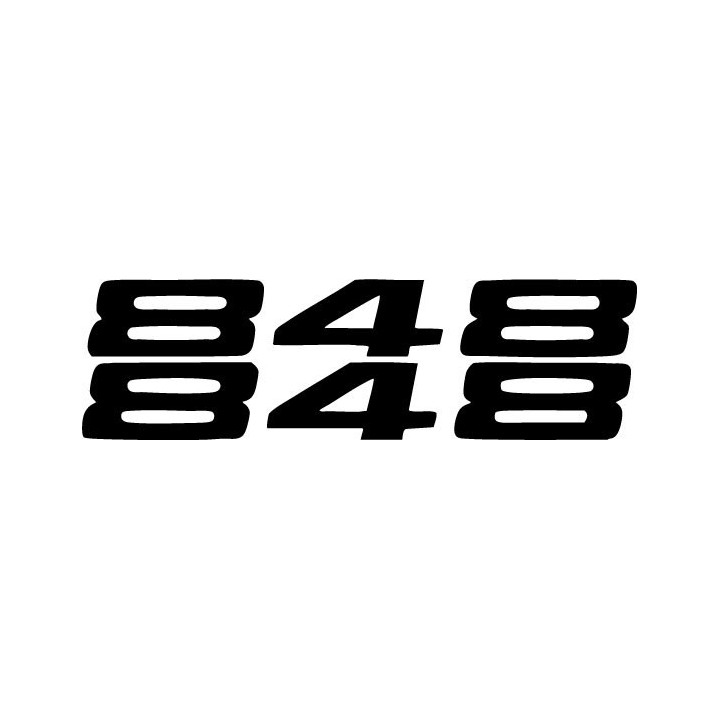 Ducati 848 Vinyl Decal Sticker Dh - DecalsHouse