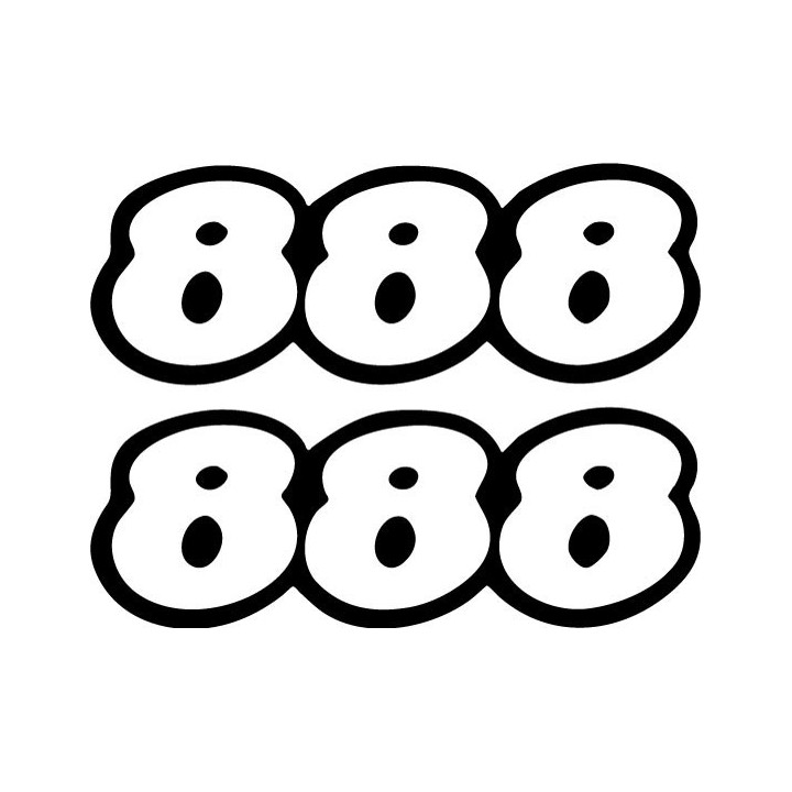 Ducati 888 Vinyl Decal Sticker V2 Dh - DecalsHouse