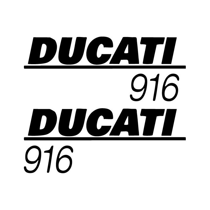 Ducati 916 Vinyl Decal Sticker V2 Dh - DecalsHouse