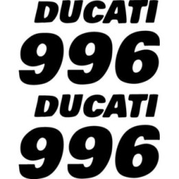 Ducati 996 Vinyl Decal Sticker V2 Dh - DecalsHouse