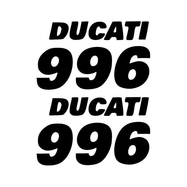Ducati 996 Vinyl Decal Sticker V2 Dh - DecalsHouse