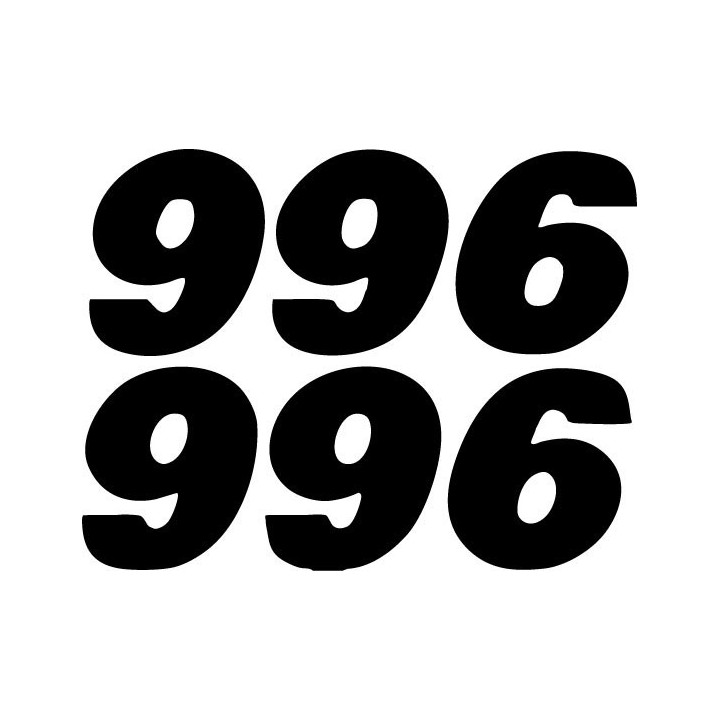 Ducati 996 Vinyl Decal Sticker V3 Dh - DecalsHouse