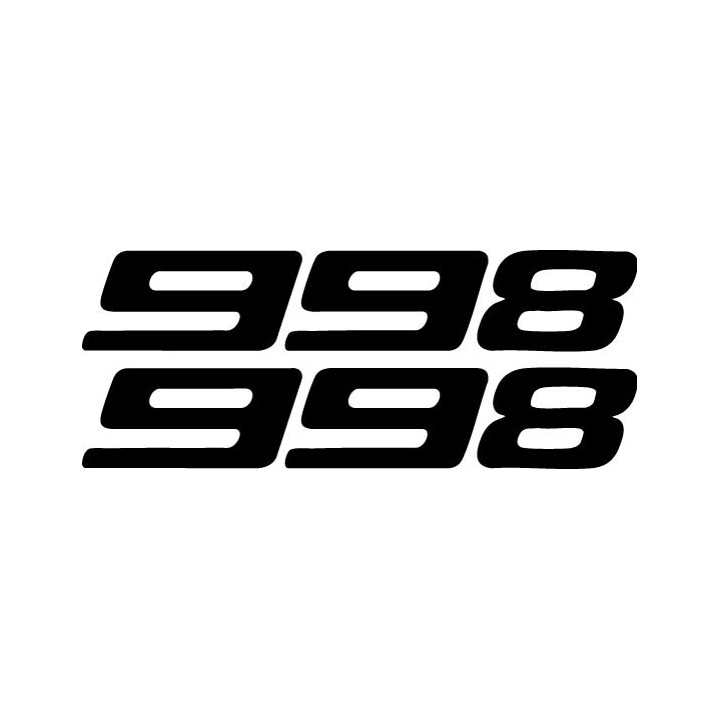 Ducati 998 Vinyl Decal Sticker V4 Dh - DecalsHouse