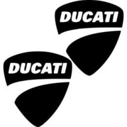 Ducati Logo Vinyl Decal Sticker V2 Dh - DecalsHouse