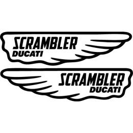 Ducati Scrambler Classic Vinyl Decal Sticker Dh - DecalsHouse