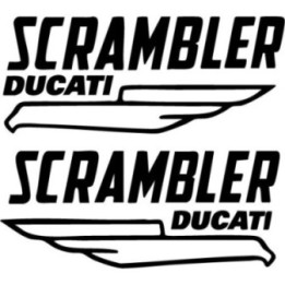 Ducati Scrambler Classic Vinyl Decal Sticker V2 Dh - DecalsHouse
