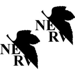 NERV Stickers – Neon Genesis Evangelion Decals (2-Pack)