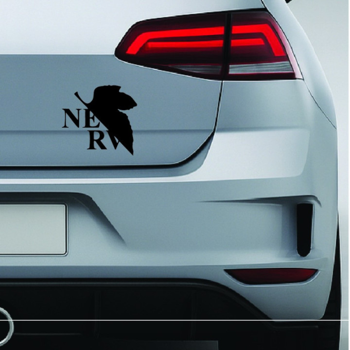 NERV Stickers – Neon Genesis Evangelion Decals (2-Pack)
