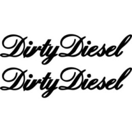 Dirty Diesel V3 Stickers – 4x4 Off-Road Truck Vinyl Decals (2-Pack)