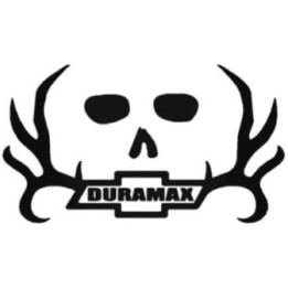Duramax Chevy Skull Dh - DecalsHouse