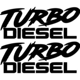 Turbo Diesel V3 Stickers – Boost Power Car Vinyl Decals