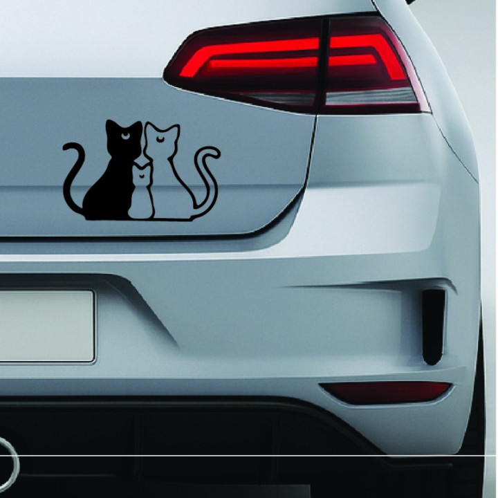 Sailor Moon Luna & Artemis Stickers – Anime Cat Decals (2-Pack)