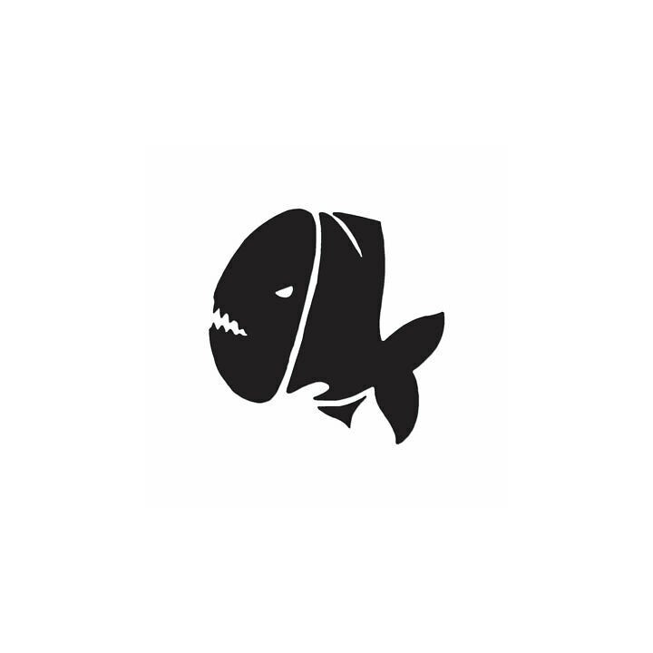 Piranha Vinyl Decal Sticker V12 - DecalsHouse