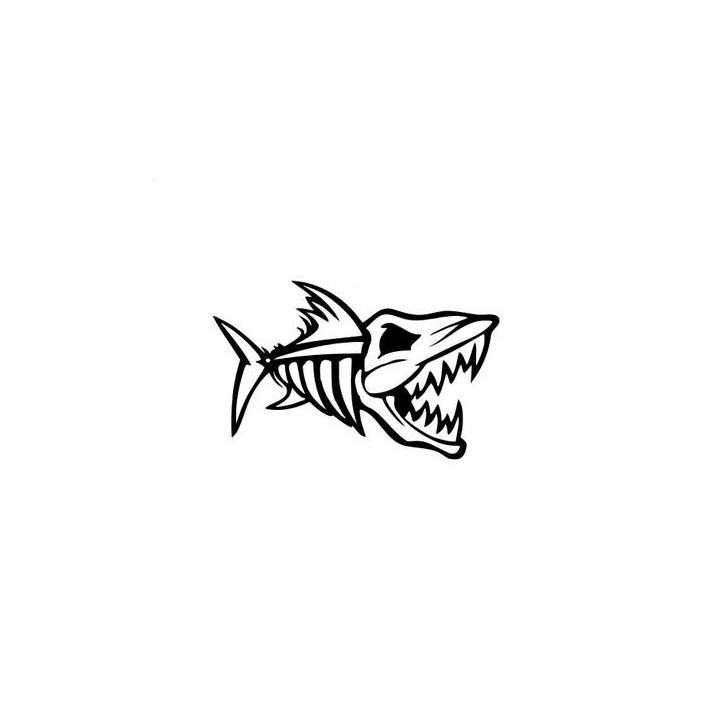 Piranha Vinyl Decal Sticker V20 - DecalsHouse
