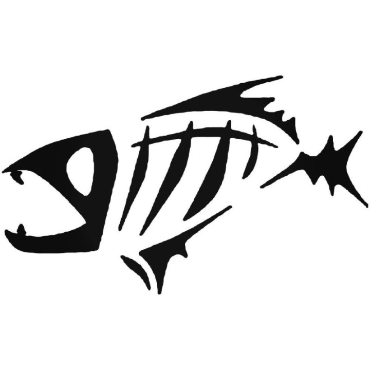 Piranha Vinyl Decal Sticker V3 - DecalsHouse