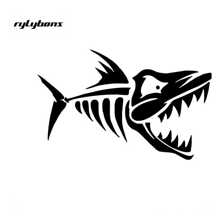 Piranha Vinyl Decal Sticker V4 - DecalsHouse