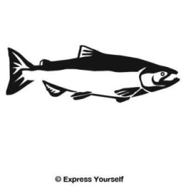 Salmon Vinyl Decal Sticker V10 - DecalsHouse