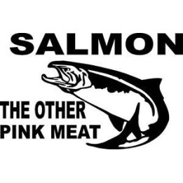 Salmon Vinyl Decal Sticker V6 - DecalsHouse