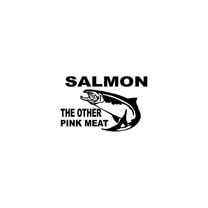 Salmon Vinyl Decal Sticker V6 - DecalsHouse