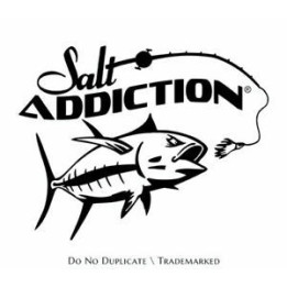 Salt Addiction Fishing Vinyl Decal Sticker - DecalsHouse