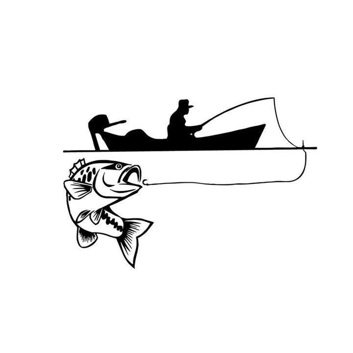 Sport Fishing Fishing Vinyl Decal Sticker - DecalsHouse