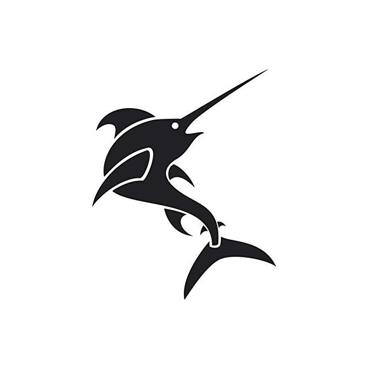 Swordfish Stickers – Marlin Billfish Fishing Decals (2-Pack)
