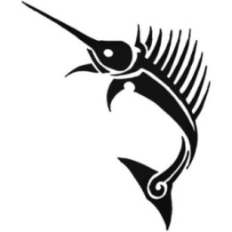 Sailfish Stickers – Marlin Swordfish Fishing Decals (2-Pack)
