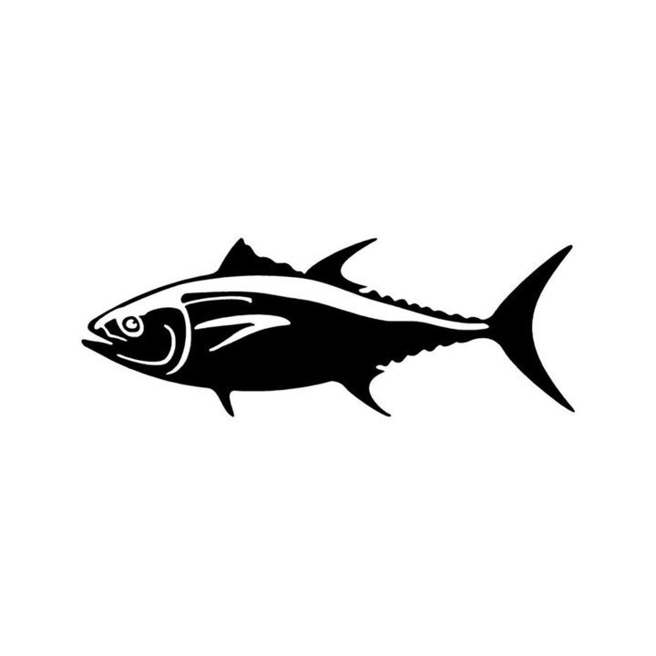 Tuna Vinyl Decal Sticker V2 - DecalsHouse