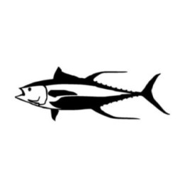 Tuna Vinyl Decal Sticker V3 - DecalsHouse