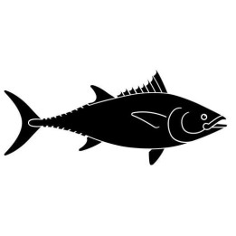 Tuna Vinyl Decal Sticker V7 - DecalsHouse