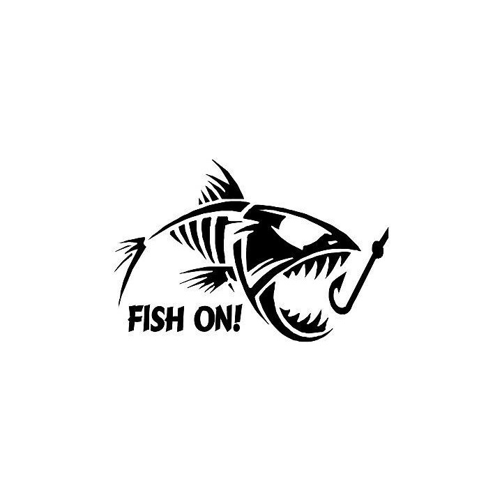Wahoo Vinyl Decal Sticker V4 - DecalsHouse