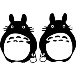 My Neighbor Totoro Stickers – Ghibli Anime Decals (2-Pack)