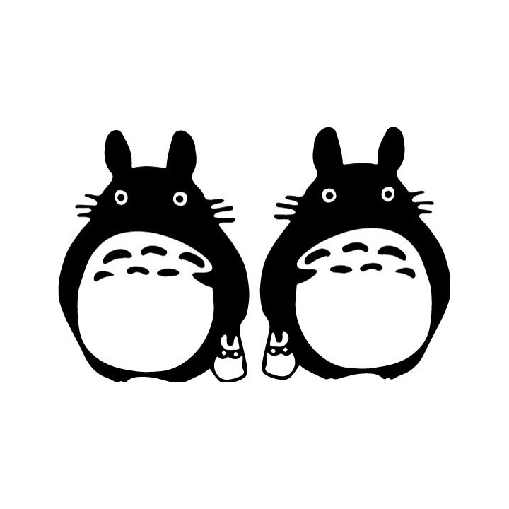 My Neighbor Totoro Stickers – Ghibli Anime Decals (2-Pack)
