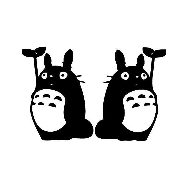 My Neighbor Totoro Stickers – Studio Ghibli Decals (2-Pack)