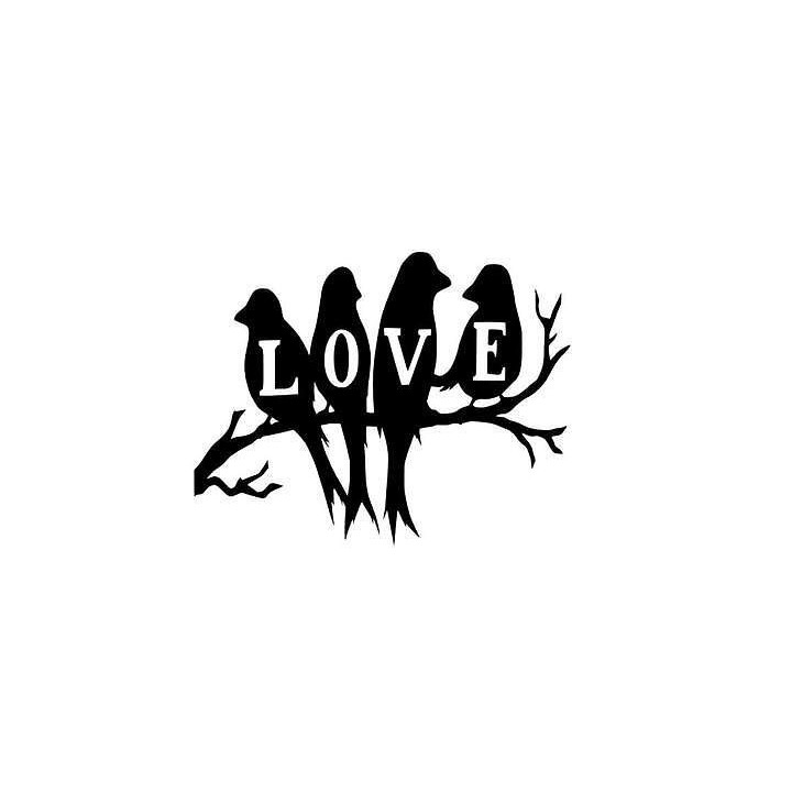 Love Bird Vinyl Decal Sticker - DecalsHouse