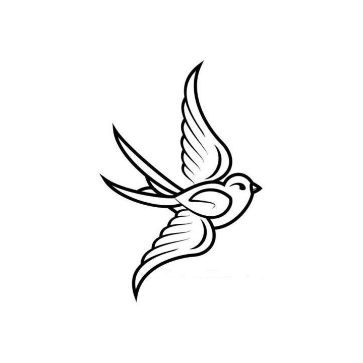 Sparrow Bird Vinyl Decal Sticker V9 - DecalsHouse