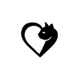 Cat Heart Sticker Vinyl Decal - DecalsHouse