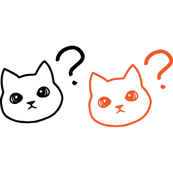 Cat Question Mark Sticker Vinyl Decal - DecalsHouse