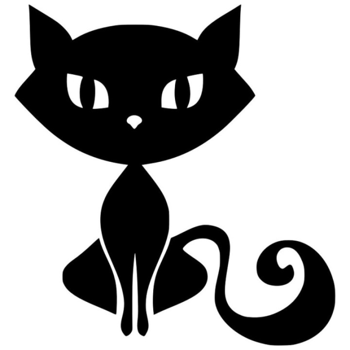 Cat Sticker Vinyl Decal - DecalsHouse