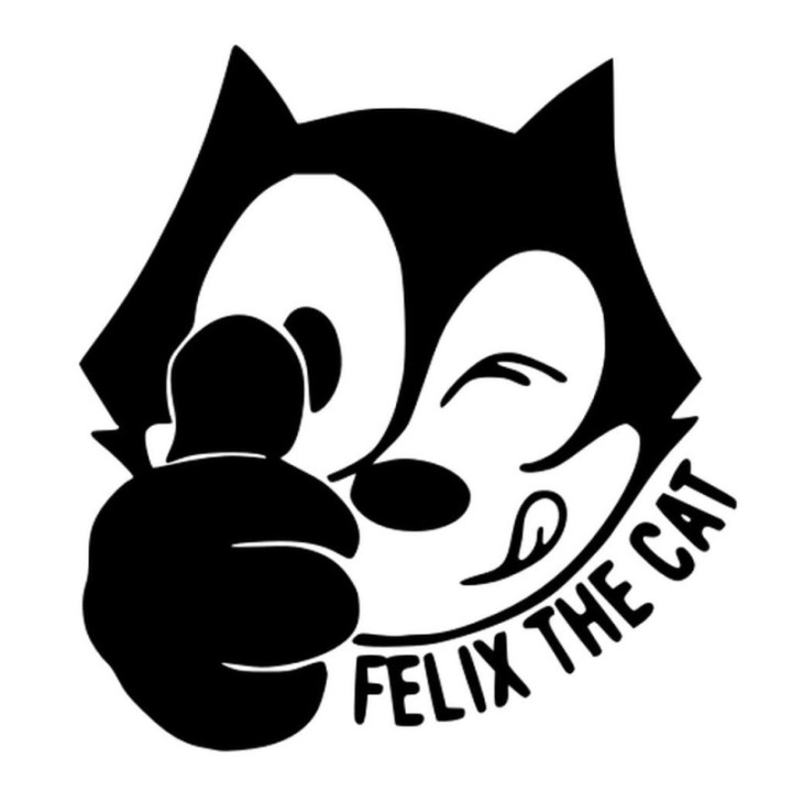 Felix the Cat Stickers – Retro Cartoon Decals (2-Pack)