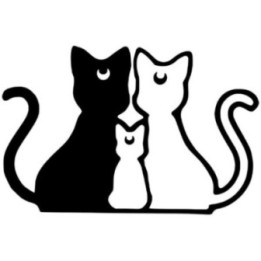 Sailor Moon Luna & Diana Cat Stickers – Anime Decals (2-Pack)