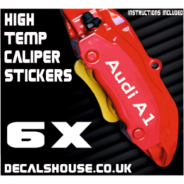 AUDI A1 Caliper Stickers Kit Vinyl Decals Stencils