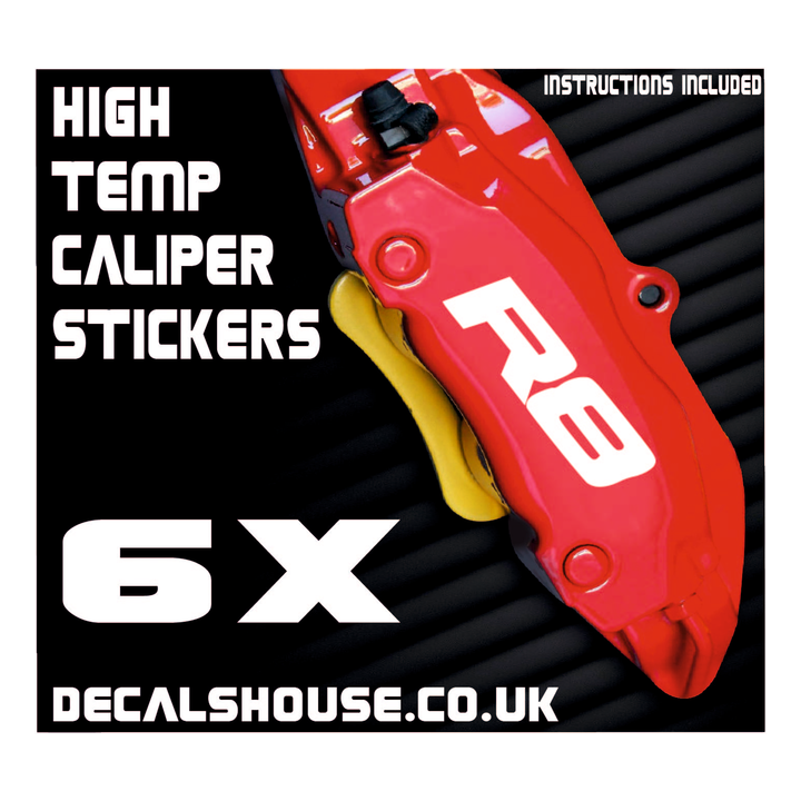 AUDI R8 Caliper Stickers Kit Vinyl Decals Stencils