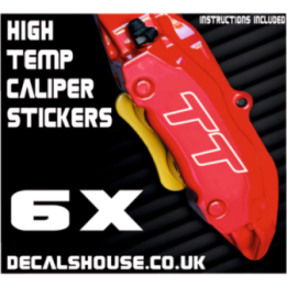 AUDI TT V3 Caliper Stickers Kit Vinyl Decals Stencils
