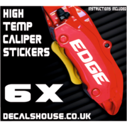 FORD EDGE V2 Caliper Stickers Kit Vinyl Decals Stencils