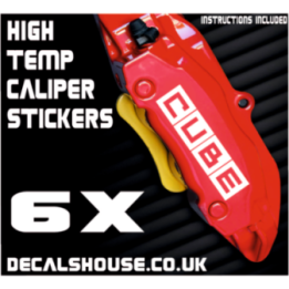 NISSAN CUBE Caliper Stickers Kit Vinyl Decals Stencils