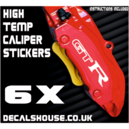 NISSAN GTR Caliper Stickers Kit Vinyl Decals Stencils