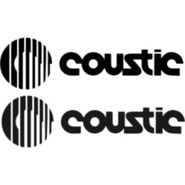 Buy Coustic Audio Style 1 Decal Sticker Online