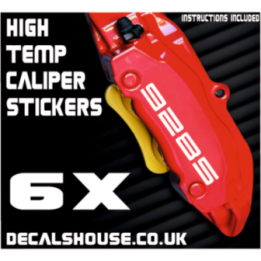 PORSCHE 928S Caliper Stickers Kit Vinyl Decals Stencils