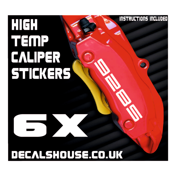 PORSCHE 928S Caliper Stickers Kit Vinyl Decals Stencils